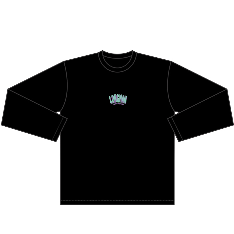 ロンT カットソー 3層立体ロゴ ロンT（黒）【long-200016～18】 | LONGMAN WEB SHOP
