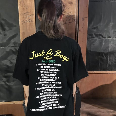 Just A Boy Tシャツ（黒）【long-200001～4】