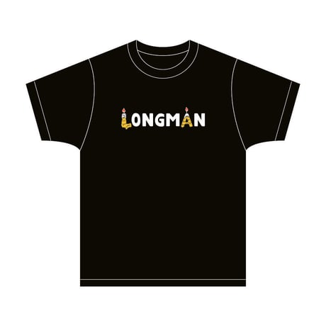 キャンドルロゴTシャツ（ブラック）【long-200029～31】