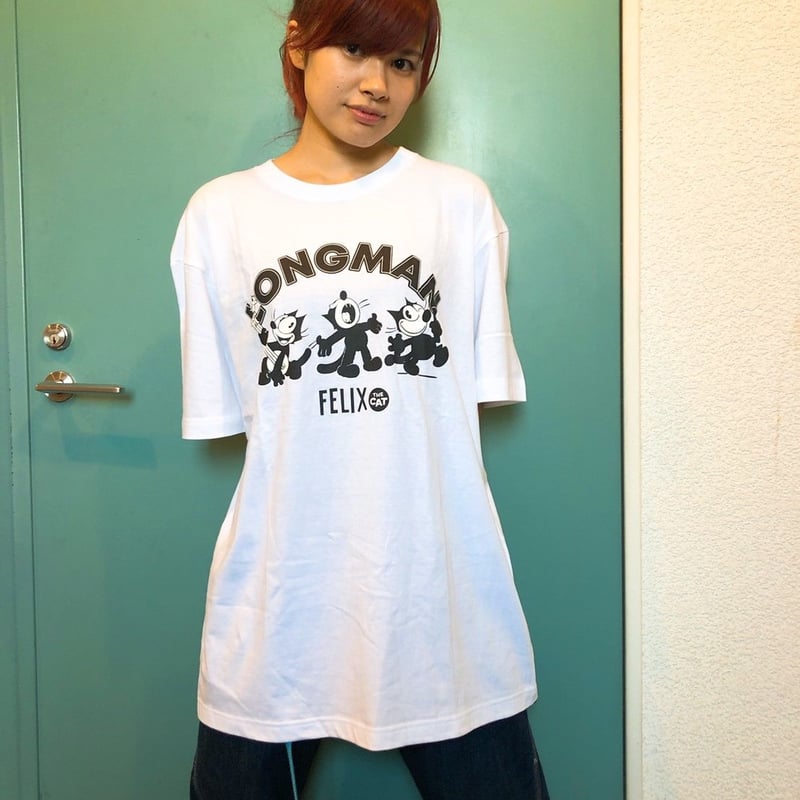 FELIX THE CAT×LONGMAN Tシャツ（白） | LONGMAN WEB SHOP