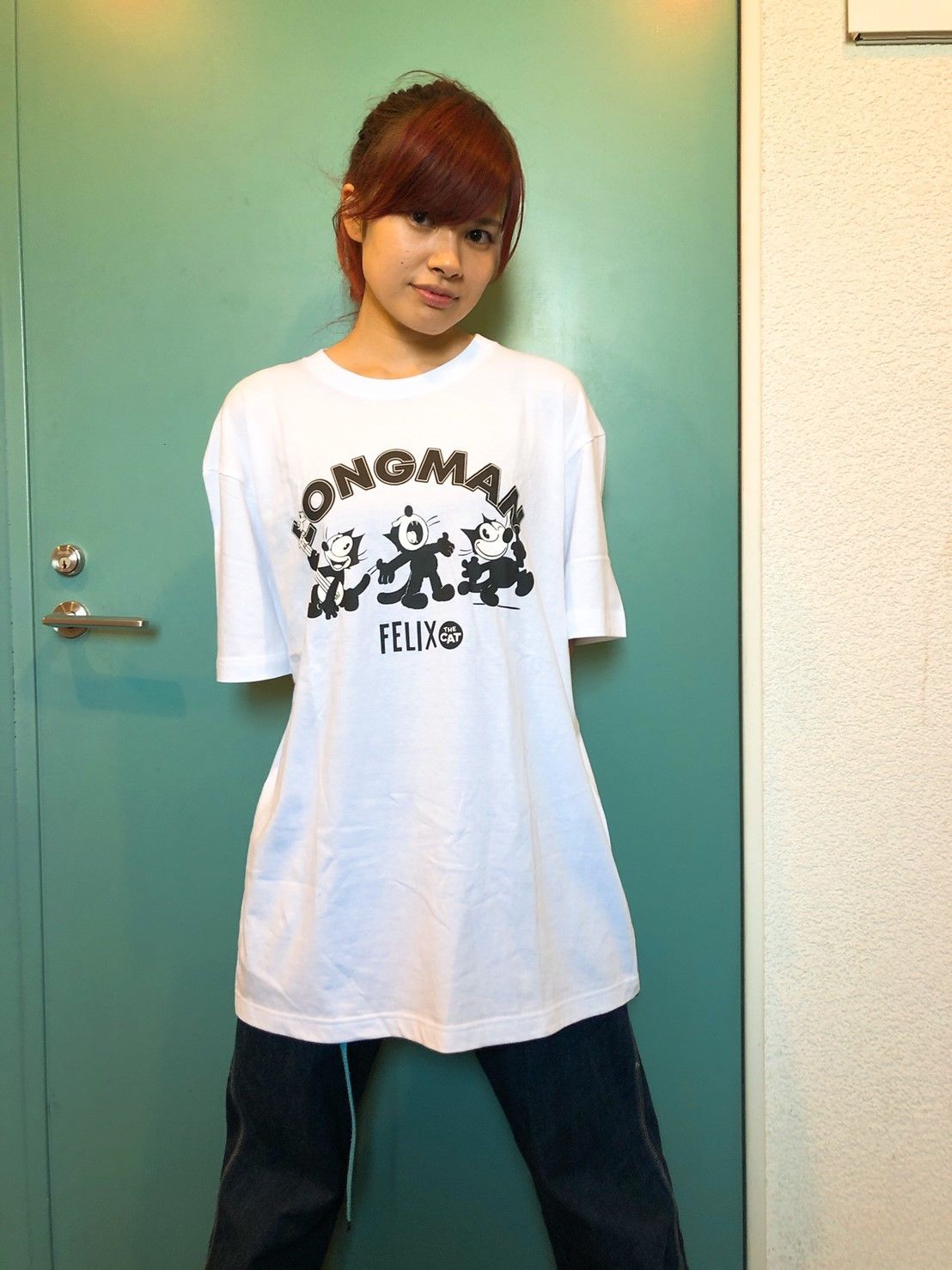 FELIX THE CAT×LONGMAN Tシャツ（白） | LONGMAN WEB SHOP
