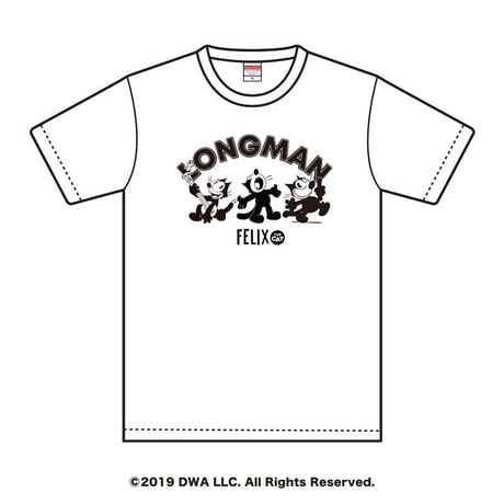 FELIX THE CAT×LONGMAN Tシャツ（白）