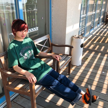 FELIX THE CAT×LONGMAN Tシャツ（緑）