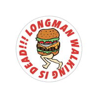 ハンバーガー人間のツアー缶バッジ【long-190027】