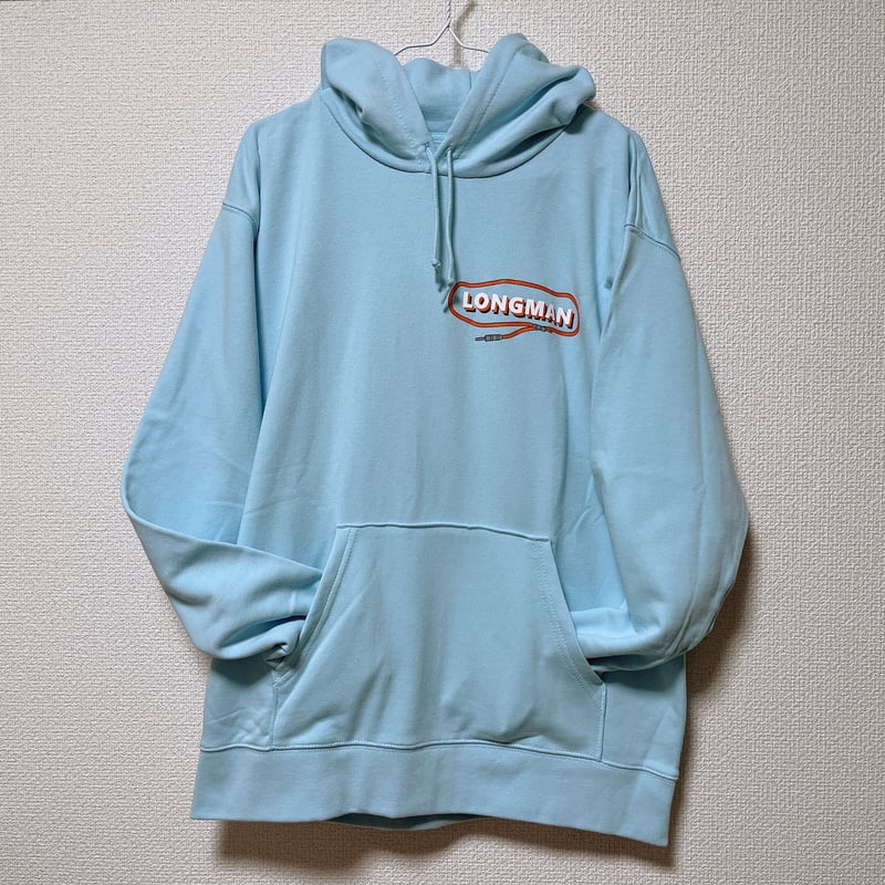 GOOD VIBESパーカー(ライトブルー)【long-200038~40 GOOD VIBESパーカー(ライトブルー)【long-200038~40