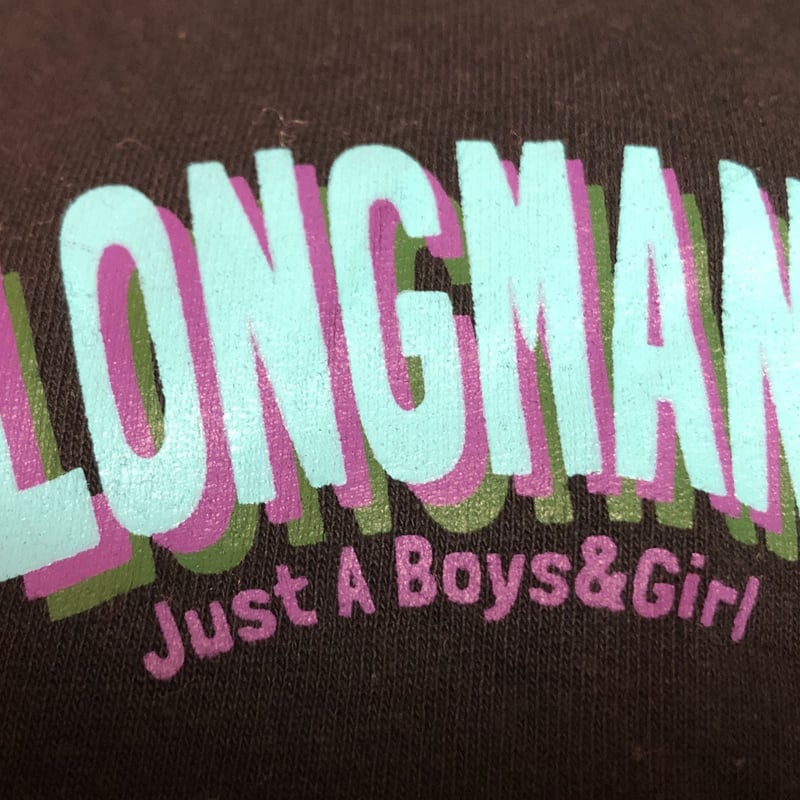 マロンページ 3層立体ロゴ ロンT（黒）【long-200016～18】 | LONGMAN WEB SHOP