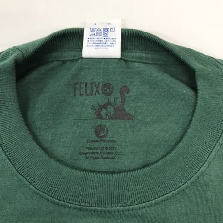 FELIX THE CAT×LONGMAN Tシャツ（緑）