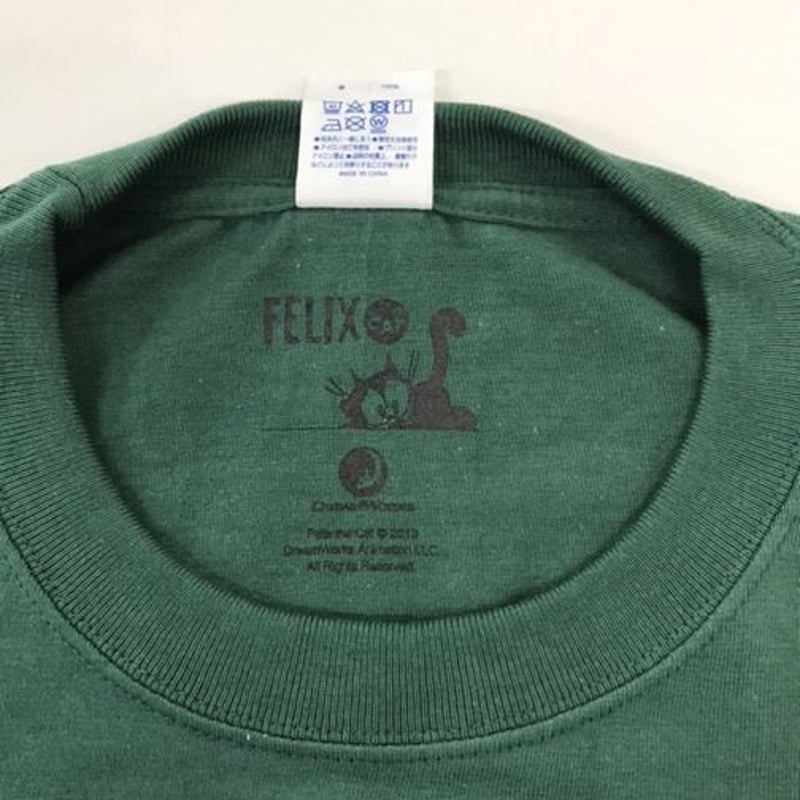 FELIX THE CAT×LONGMAN Tシャツ（緑） | LONGMAN WEB SHOP