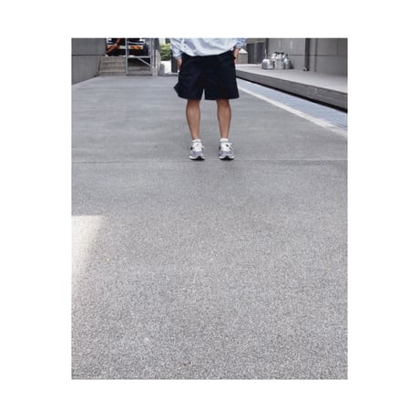 2tuck Nylon shorts    Navy