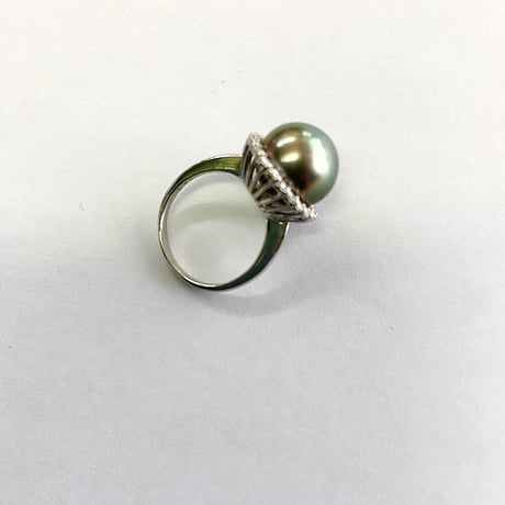 Pt900タヒチパールリング