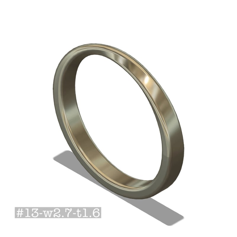 専用出品　メビウスリング メビウスリング #13 w2.7 t1.6 STLデータ | ジュエリーおかだ