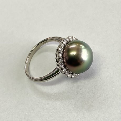Pt900タヒチパールリング
