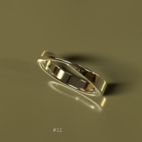 メビウスリング #11 w4.8 t1.8 STLデータ
