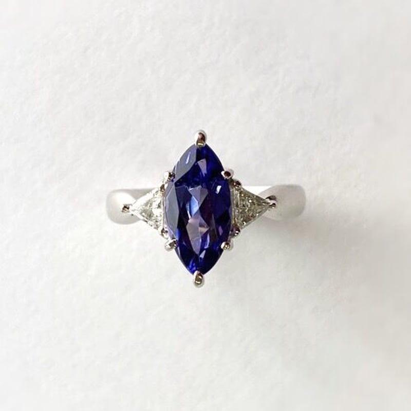 Ptタンザナイトリング | ジュエリーおかだ オンラインショップ Ptタンザナイトリング | ジュエリーおかだ オンラインショップ