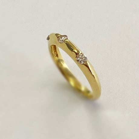 K18ダイヤモンドリング