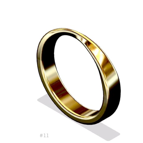 メビウスリング #11 w4.8 t1.8 STLデータ