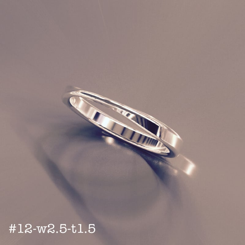 メビウスリング #12 w2.5 t1.5 STLデータ | ジュエリーおかだ
