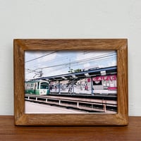 「石上駅 街道壁画アート No.01」 ポストカード + 古材フレーム
