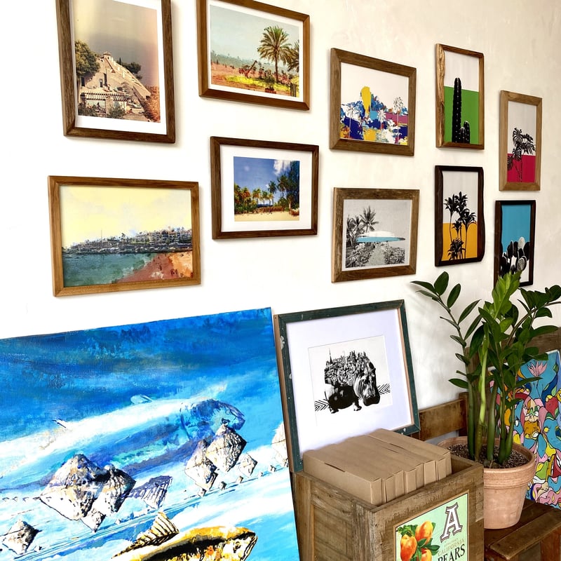 TABOO ONE グラフィティアート M6 木製フレーム付き