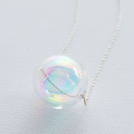 soap bubble necklace