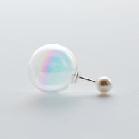 soap bubble pierce (片耳ピアス)