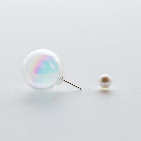soap bubble pierce (片耳ピアス)