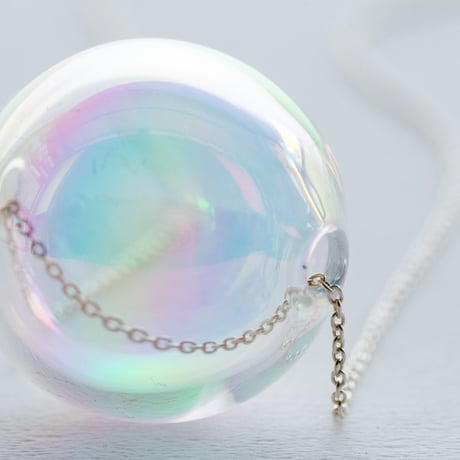 soap bubble necklace