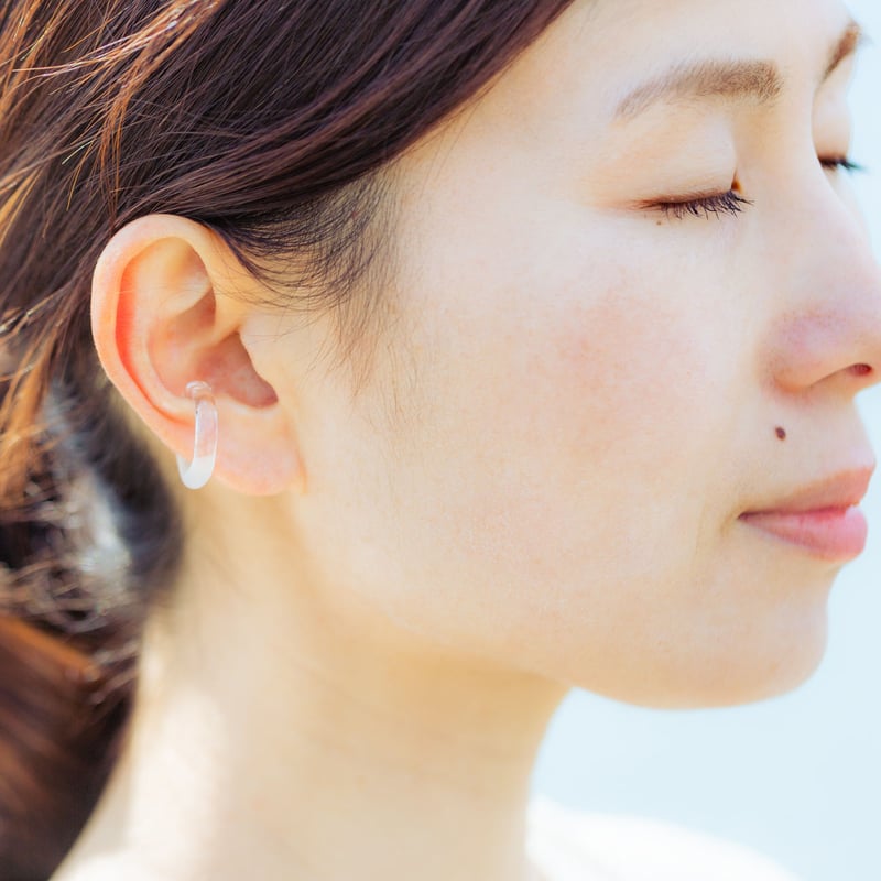 sandblast earcuff | aurora glass online store