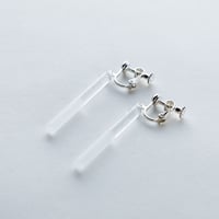 sandblast earring