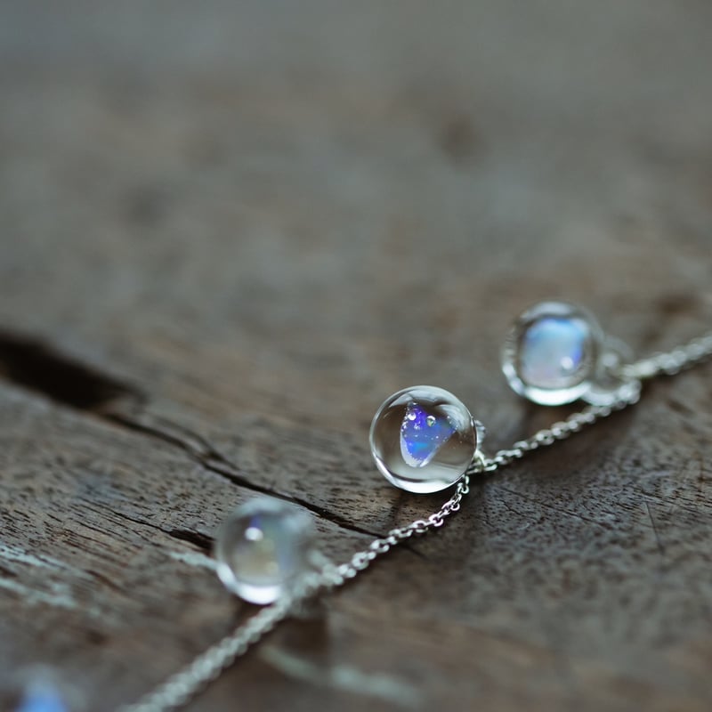 prism ネックレス シルバー925 prism necklace | aurora glass online store