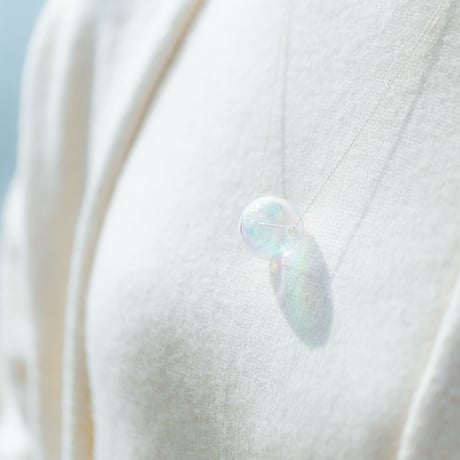 soap bubble necklace