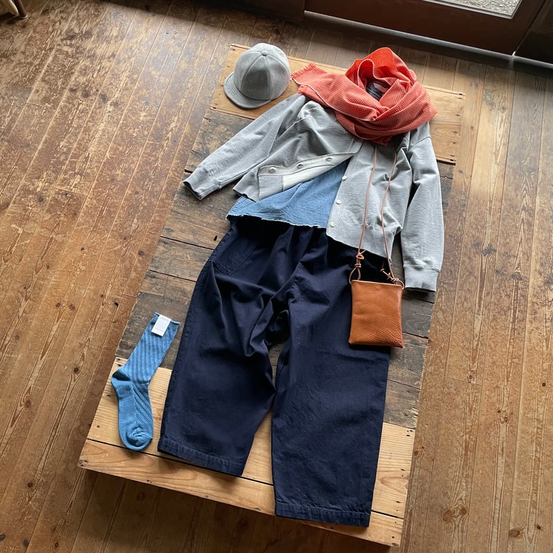 homspun 10oz デニム ギャザーパンツ | SEEP STORE