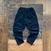 homspun  ウールパウダーフラノギャザーパンツ