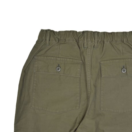 SEEP Cotton Twill Side-tuck Baker Pants