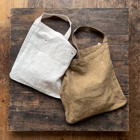 ARTS &CRAFTS LINEN CANVAS ONE STRAP SHOULDER 