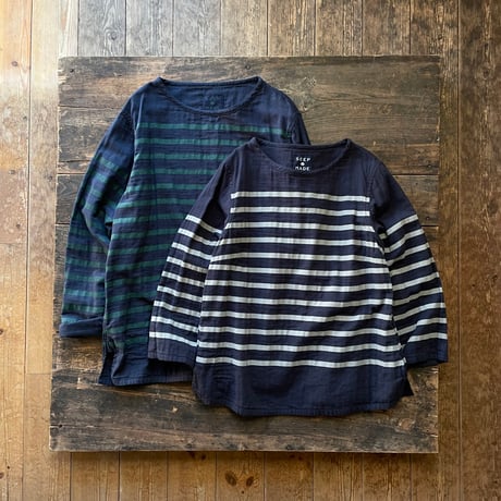 SEEP Men's  Gauze Border B-Neck Sht.