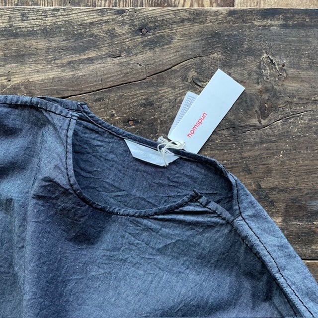 homspun ライトオンス シャンブレー プルオーバーブラウス | SEEP STORE