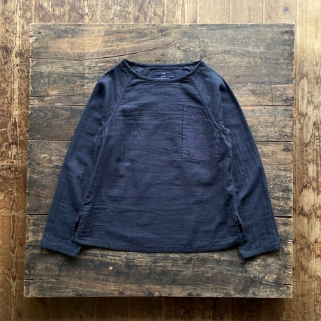 SEEP Lady's Gauze Raglan Long Sleeve B-Neck Sht.
