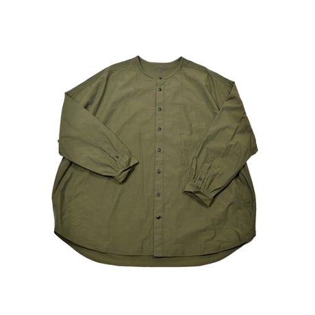 SEEP Cotton&Linen Dungaree Dolman No Collar Sht.