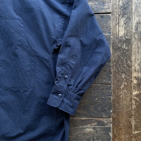 SEEP Cotton&Linen Dungaree Dolman No Collar Sht.