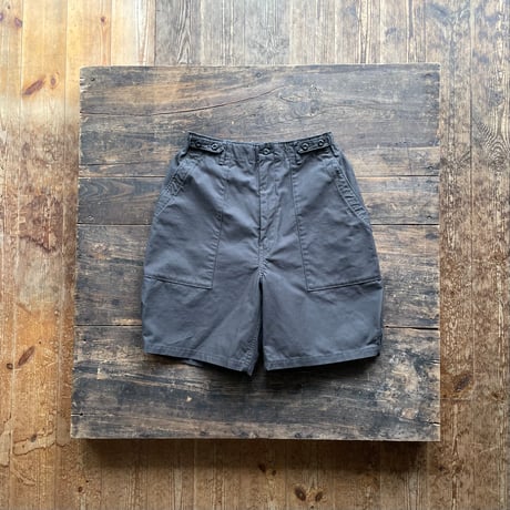 SEEP Cotton Twill Side-tuck Baker Short Pants