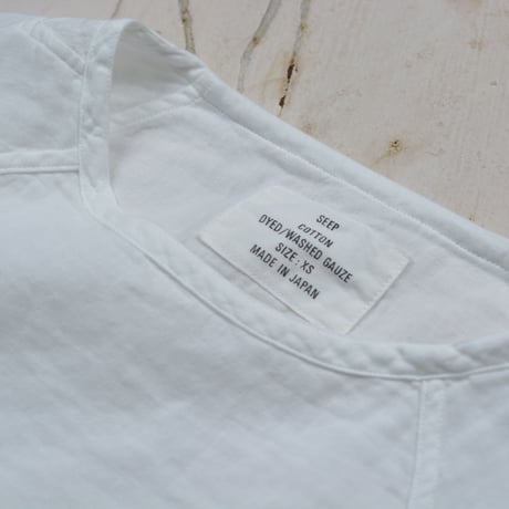 SEEP Lady's Gauze Raglan Long Sleeve B-Neck Sht.