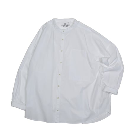 SEEP  Cotton Typewriter Dolman Stand Collar Sht.