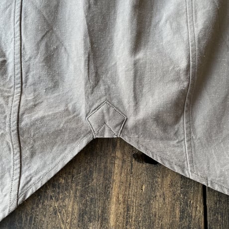 SEEP Cotton&Linen Dungaree Dolman No Collar Sht.