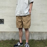 SEEP Cotton Twill Side-tuck Short Pants
