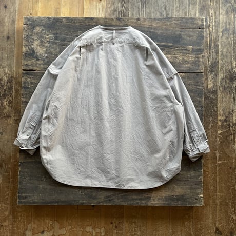 SEEP Cotton&Linen Dungaree Dolman No Collar Sht.