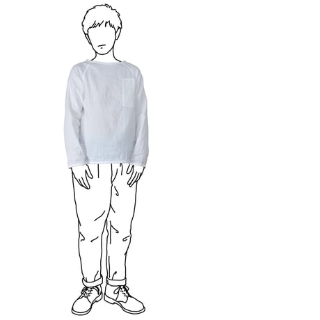 SEEP Men's Gauze Raglan B-Neck Sht.