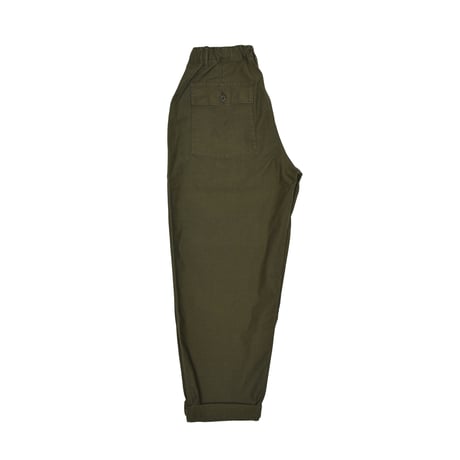 SEEP Cotton Twill Side-tuck Baker Pants