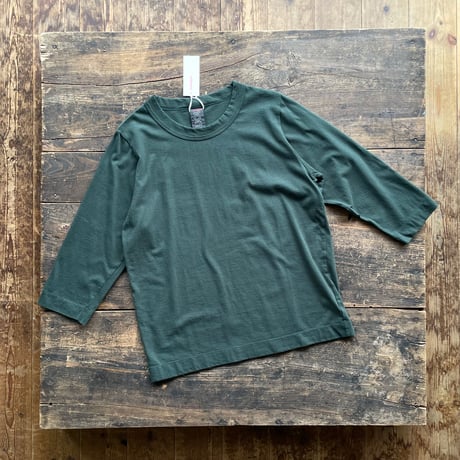 homspun 30/1 天竺 七分袖 Tシャツ