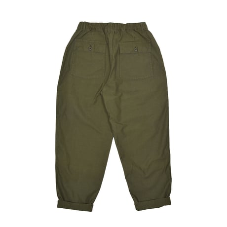 SEEP Cotton Twill Side-tuck Baker Pants